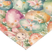 Retro Easter seamless pattern. Watercolor Kurzer Tischläufer (Ecke)