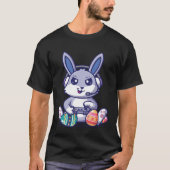 Retro Easter Video Game Easter Gaming Graphics Hap T-Shirt (Vorderseite)