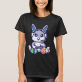 Retro Easter Video Game Easter Gaming Graphics Hap T-Shirt (Vorderseite)