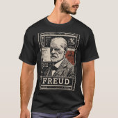 Retro Eastern Freud | Psychologie Pioneer Portrait T-Shirt (Vorderseite)