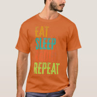 Retro Eat Sleep Radio Repeat Wireless Chat Ham