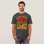 Retro Ebike Cycling Electric Bicycle Funny Rider T-Shirt (Vorne ganz)