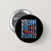 Retro Ed Bow Flagge Aamerica Gott Shed Gnade Auf D Button (Vorne & Hinten)