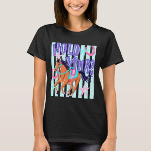 Retro Ed Halt Ed Pferdeliebhaber T-Shirt