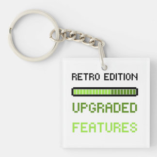 Retro-Edition Aufgerüstete Funktionen Pixel-Art-Ga Schlüsselanhänger