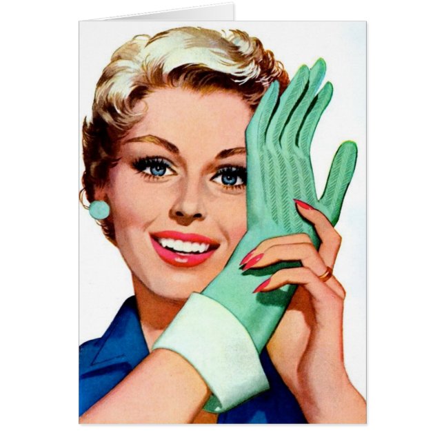 Retro Ehefrau - ich fühle mich wie Aschenputtel, (Vorne)