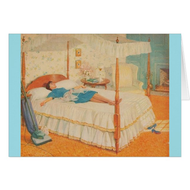 Retro Ehefrau - meine alleinzeit, (Vorderseite (Horizontal))