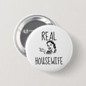 RETRO-EHEFRAU-SCHALTFLÄCHEN, IMMOBILIEN BUTTON (Vorne & Hinten)