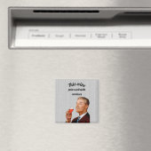 Retro-Ehemann lustiger Wein-Spruch Magnet (In Situ (Geschirrspüler))