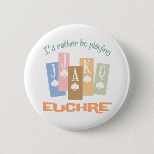 Retro Eher Euchre Spielen Button
