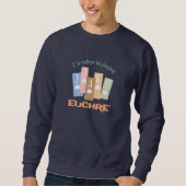 Retro eher SpielEuchre Sweatshirt (Vorderseite)
