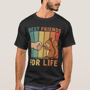 Retro Eichhörnchen Kumpel - Faustschlag für immer T-Shirt