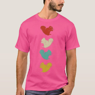 Retro-Eichhörnchen T-Shirt