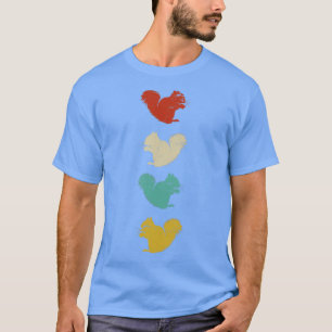Retro-Eichhörnchen T-Shirt
