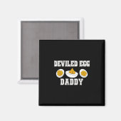 Retro Eier-Daddy Lustig Thanksgiving Vatertag Magnet (Vorderseite/Rückseite)