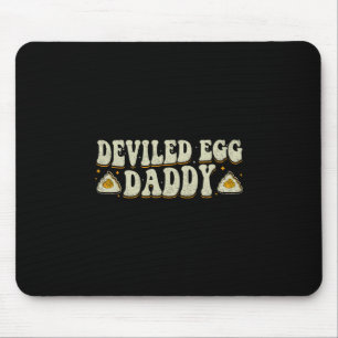 Retro Eier-Daddy Lustig Thanksgiving Vatertag Mousepad