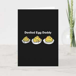 Retro Eier-Daddy Lustiger Thanksgiving Vatertag Karte