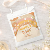 Retro ein Groovbaby nehmen Sie eine Leckerei Günst Geschenktütchen (Ausgeschnitten)