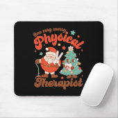Retro einen sehr frohen Physiotherapeuten Santa Ch Mousepad (Mit Mouse)