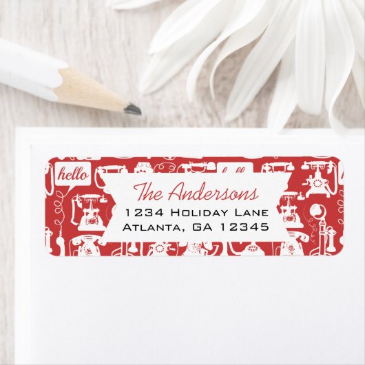 Retro eines beliebigen Farbfernsprechmusters (Insitu)