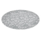 Retro eines beliebigen Farbfernsprechmusters Schneidebrett (Ecke)