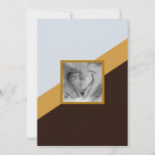 Retro-Einführung Baby Foto Geburtsankündigung Ankündigung (Rückseite)