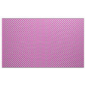 Retro eingekreiste Punkte, Fuchsie, grau und rosa Stoff (Yard (91,4 cm))