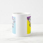 Retro Einhorn Kaffeetasse (Mittel)