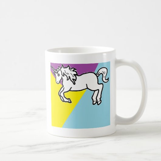 Retro Einhorn Kaffeetasse (Rechts)