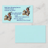 Retro Einkauf-Service der Visitenkarte-GR8 Visitenkarte (Vorne/Hinten)