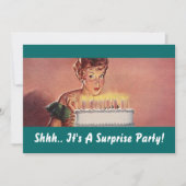 Retro Einladung (Vorderseite)