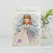 Retro Einladung (Stehend Vorderseite)