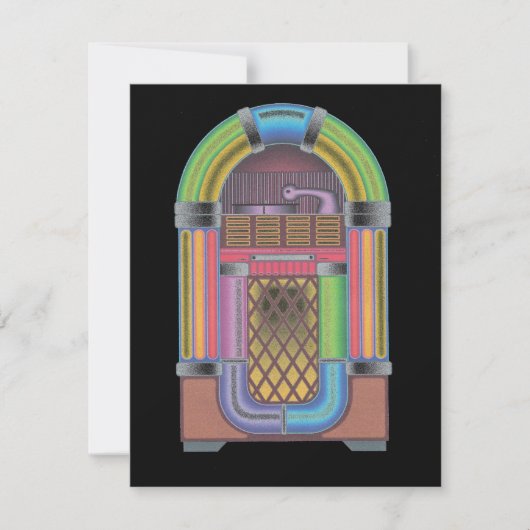 Retro Einladung (Vorderseite)