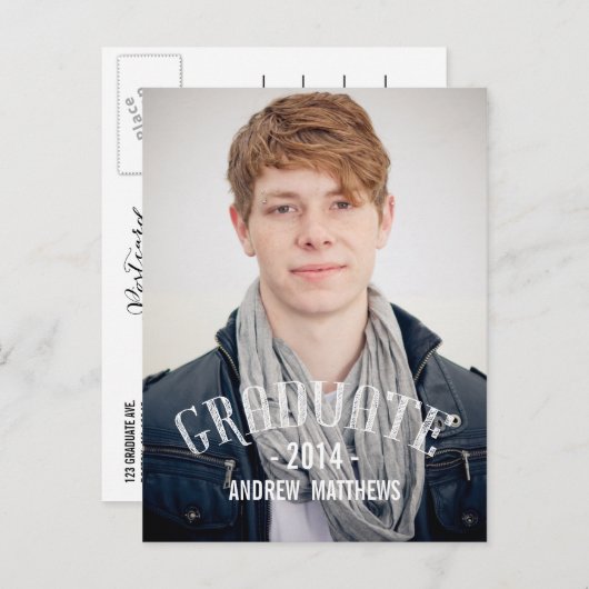 Retro | Einladung zur Graduiertengruppe (Vorne/Hinten)