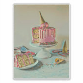 Retro-Eis-Popsiv Aufkleber (Vorderseite)