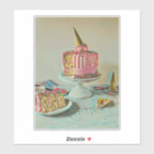 Retro-Eis-Popsiv Aufkleber (Blatt)