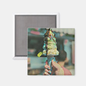 Retro-Eis-Popsiv Magnet (Vorderseite/Rückseite)