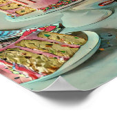 Retro-Eis-Popsiv Poster (Ecke)
