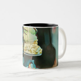 Retro-Eis-Popsiv Zweifarbige Tasse