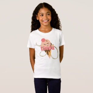 Retro-Eiscreme-Goldstrudel Name   T-Shirt