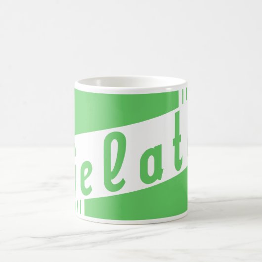 Retro-Eiscreme Kaffeetasse (Mittel)