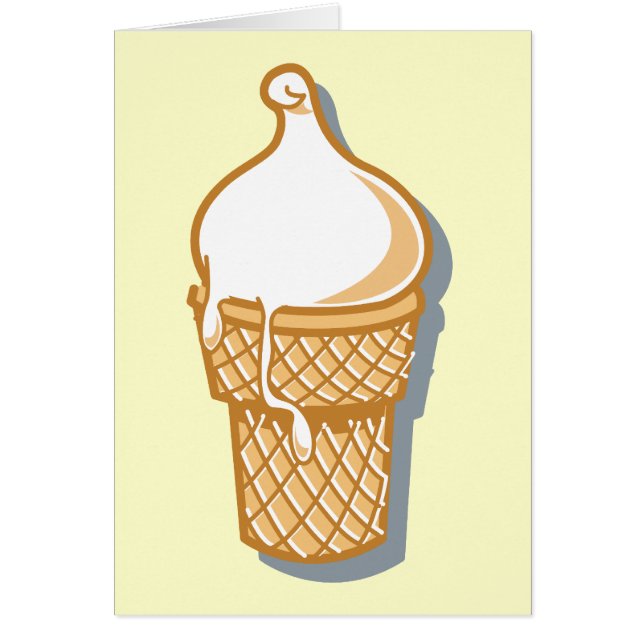 Retro-Eiscreme-Waffel (Vorne)