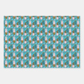 Retro-Eisgeschichten Geschenkpapier Set (Vorderseite 3)