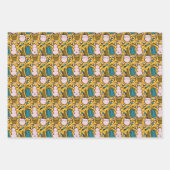 Retro-Eisgeschichten Geschenkpapier Set (Vorderseite 2)