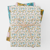 Retro-Eisgeschichten Geschenkpapier Set (Beispiel)