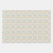 Retro-Eisgeschichten Geschenkpapier Set (Vorderseite)