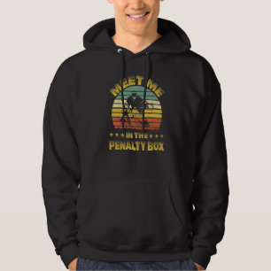 Retro Eishockey Goalie trifft mich in der Strafe B Hoodie