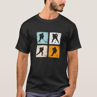 Retro-Eishockey-Skater für Spielerfans, Damen T-Shirt