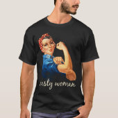 Retro Eklige Frau T-Shirt (Vorderseite)