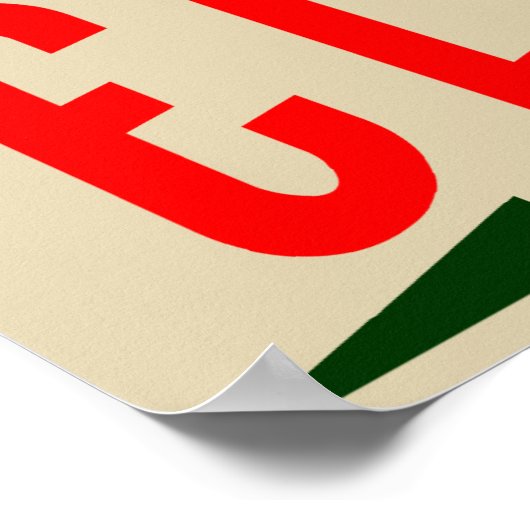 Retro el tano poster (Ecke)